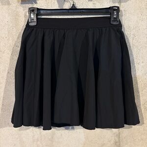 Offline by Aerie Soft Black Skirt with Built In Shorts